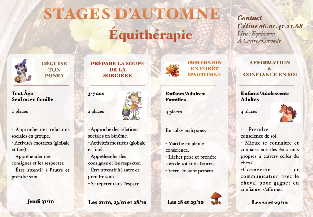 stage équithérapie
